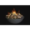 Grand Canyon 39" x 13" / 48" x 16" Fire Bowl - Charcoal Black - Grand Canyon 39" x 13" / 48" x 16" Fire Bowl - Charcoal Black
