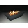 Grand Canyon Rectangular Fire Table - Black - Grand Canyon Rectangular Fire Table - Black