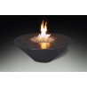 Grand Canyon Round Fire Table in Black