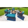 Grand Canyon Round Fire Table - Lifestyle - Grand Canyon Round Fire Table - Lifestyle