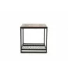 Crawford and Burke Blair Reclaimed Wood and Metal 23" Side Table, Front View - Crawford and Burke Blair Reclaimed Wood and Metal 23" Side Table, Front View