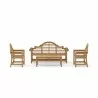 Anderson Teak Marlborough Bench with 2 Marlborough Armchair and Rectangular Coffee Table-5 - Anderson Teak Marlborough Bench with 2 Marlborough Armchair and Rectangular Coffee Table-5