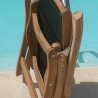 Royal Teak Florida Chair Sling Folding View