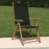 Royal Teak Florida Chair Sling Outdoor Front View - Royal Teak Florida Chair Sling Outdoor Front View