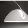 Calvin Floor Lamp White Aluminium in White - Lamp Head Detail