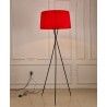 Paige Floor Lamp - Red - Front