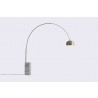 Wesley Floor Lamp Aluminum And White Marble Base
