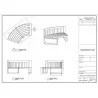 Anderson Teak Circular Modular Deep Seating Scale - Anderson Teak Circular Modular Deep Seating Scale