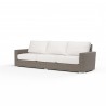 Coronado Sofa in Canvas Flax w/ Self Welt - Front Side Angle