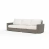 Coronado Sofa in Canvas Flax w/ Self Welt - Front Side Angle - Coronado Sofa in Canvas Flax w/ Self Welt - Front Side Angle