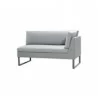 Cane-Line Flex 2-Seater Sofa, Left Module Light Grey - Cane-Line Flex 2-Seater Sofa, Left Module Light Grey