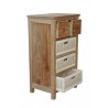 Safari Occasional Table with Drawer & Rattan Baskets-5 - Safari Occasional Table with Drawer & Rattan Baskets-5