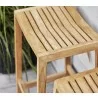 Cane-Line Flip Bar Chair, Stackable Close Top View - Cane-Line Flip Bar Chair, Stackable Close Top View