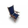 Royal Teak Florida Chair Sling Blue