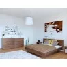 TemaHome Float Bed - King Size With Mattress Support in Walnut - Lifestyle 7 - TemaHome Float Bed - King Size With Mattress Support in Walnut - Lifestyle 7
