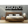 TemaHome Float Night Stand With 1 Drawer in Walnut - Lifestyle