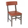 European Beechwood Wood Dining Chair - Orange - Front - Burkshire