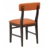 European Beechwood Wood Dining Chair - Orange - Bakc - European Beechwood Wood Dining Chair - Orange - Bakc