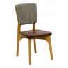 European Beechwood Wood Dining Chair - Mahogany