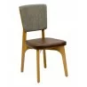 European Beechwood Wood Dining Chair - Mahogany - European Beechwood Wood Dining Chair - Mahogany