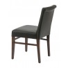 European Beechwood Wood Dining Chair -  Black - Back