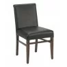 European Beechwood Wood Dining Chair - Front - Black - European Beechwood Wood Dining Chair - Front - Black