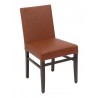 European Beechwood Wood Dining Chair - Brown - Front