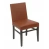 European Beechwood Wood Dining Chair - Brown - Front - European Beechwood Wood Dining Chair - Brown - Front