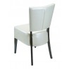 European Beechwood Wood Dining Chair - White - Back