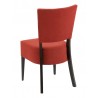 European Beechwood Wood Dining Chair - Red - Back