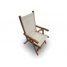 Royal Teak Florida Chair Sling White