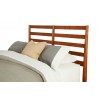Flynn Retro California King Bed w/Slat Back Headboard in Acorn - Detail 2