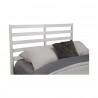 Flynn Retro California King Bed w/Slat Back Headboard, White - Board