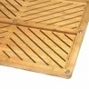 Oceanstar Bamboo Floor and Bath Mat - Detailed Angles - Oceanstar Bamboo Floor and Bath Mat - Detailed Angles