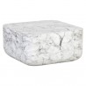 Sunpan Strut Coffee Table Marble Look - Front Side Angle