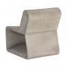 Sunpan Odyssey Lounge Chair Grey - Back Side Angle
