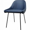 Moe's Home Collection Blaze Dining Chair - Blue - Perspective
