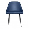 Moe's Home Collection Blaze Dining Chair - Blue - Front Angle