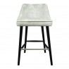 Moe's Home Collection Harmony Counter Stool - White Smoke - Front