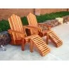 Adirondack Chair with ottoman - Side - Adirondack Chair with ottoman - Side
