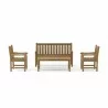 Anderson Teak Classic Bench with 2 Dining Armchair and Rectangular Coffee Table-4 - Anderson Teak Classic Bench with 2 Dining Armchair and Rectangular Coffee Table-4