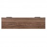 Manhattan Comfort Richmond 60" Fireplace with 2 Drawers and 2 Shelves in Brown Top