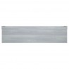 Manhattan Comfort Richmond 60" Fireplace with 2 Drawers and 2 Shelves in Grey Top