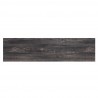Manhattan Comfort Myrtle 60" Fireplace with 2 Sliding Doors and Media Wire Management in Heavy Brown Top