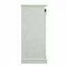 Manhattan Comfort Myrtle 60" Fireplace with 2 Sliding Doors and Media Wire Management in Cream Oak Side - Manhattan Comfort Myrtle 60" Fireplace with 2 Sliding Doors and Media Wire Management in Cream Oak Side