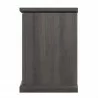 Manhattan Comfort Franklin 60" Fireplace with 2 Doors in Heavy Brown Side - Manhattan Comfort Franklin 60" Fireplace with 2 Doors in Heavy Brown Side