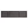 Manhattan Comfort Franklin 60" Fireplace with 2 Doors in Heavy Brown Bottom - Manhattan Comfort Franklin 60" Fireplace with 2 Doors in Heavy Brown Bottom