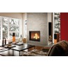 Valcourt Fireplace Antoinette Wood Burning Fireplace with Chimney - Lifestyle 3