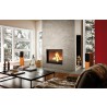 Valcourt Fireplace Antoinette Wood Burning Fireplace with Chimney - Lifestyle 2