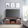 Manhattan Comfort Electric 23 " Fireplace Box with Heat Functionality Set